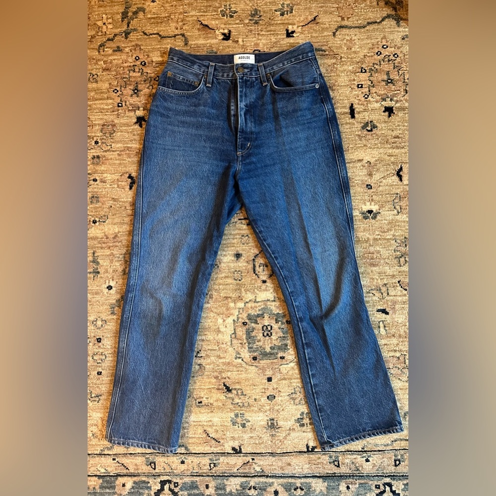 AGOLDE Pinch Waist Jean High Rise Kick Placebo Wash 28 NWOT